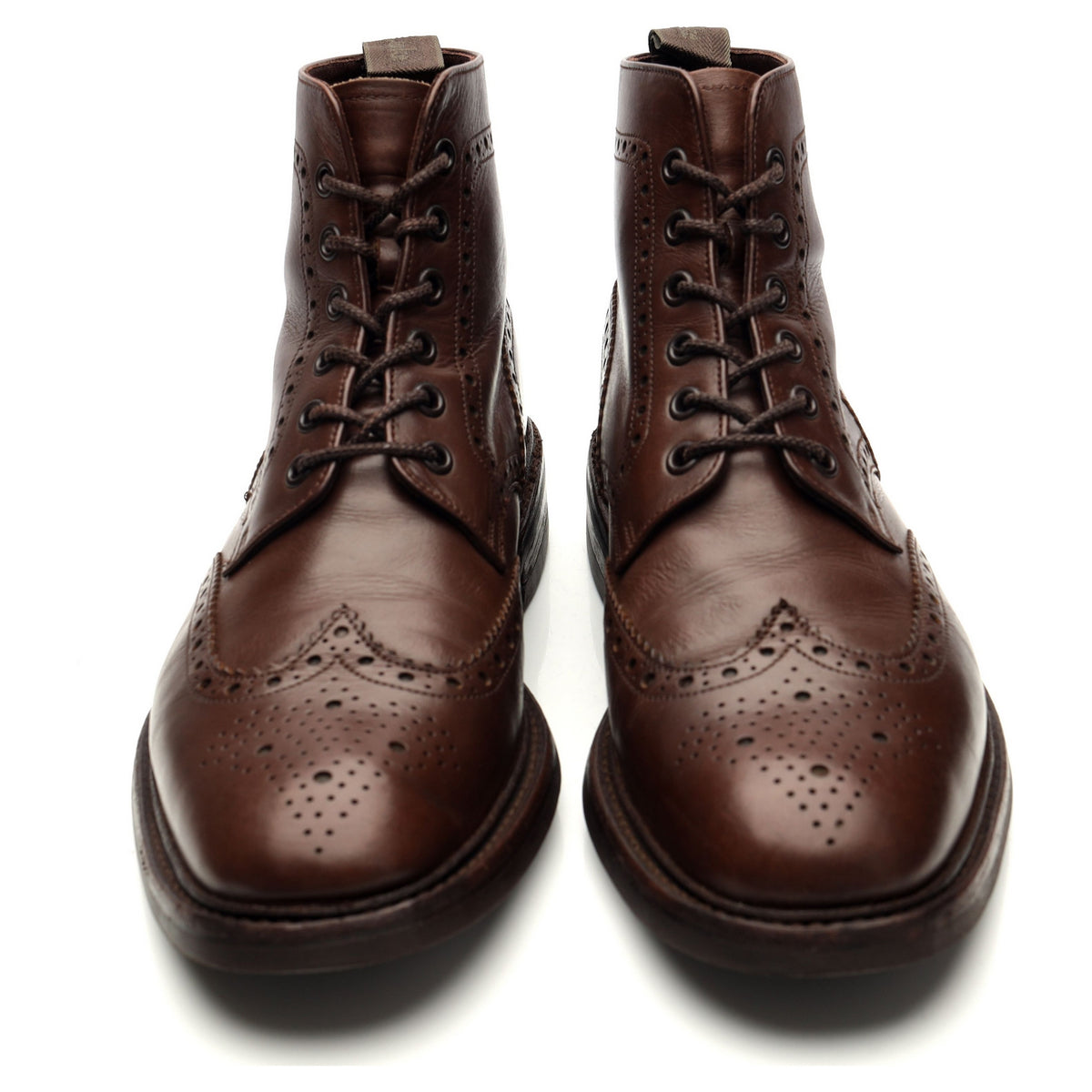 1880 &#39;Litchfield&#39; Dark Brown Leather Boots UK 7 F