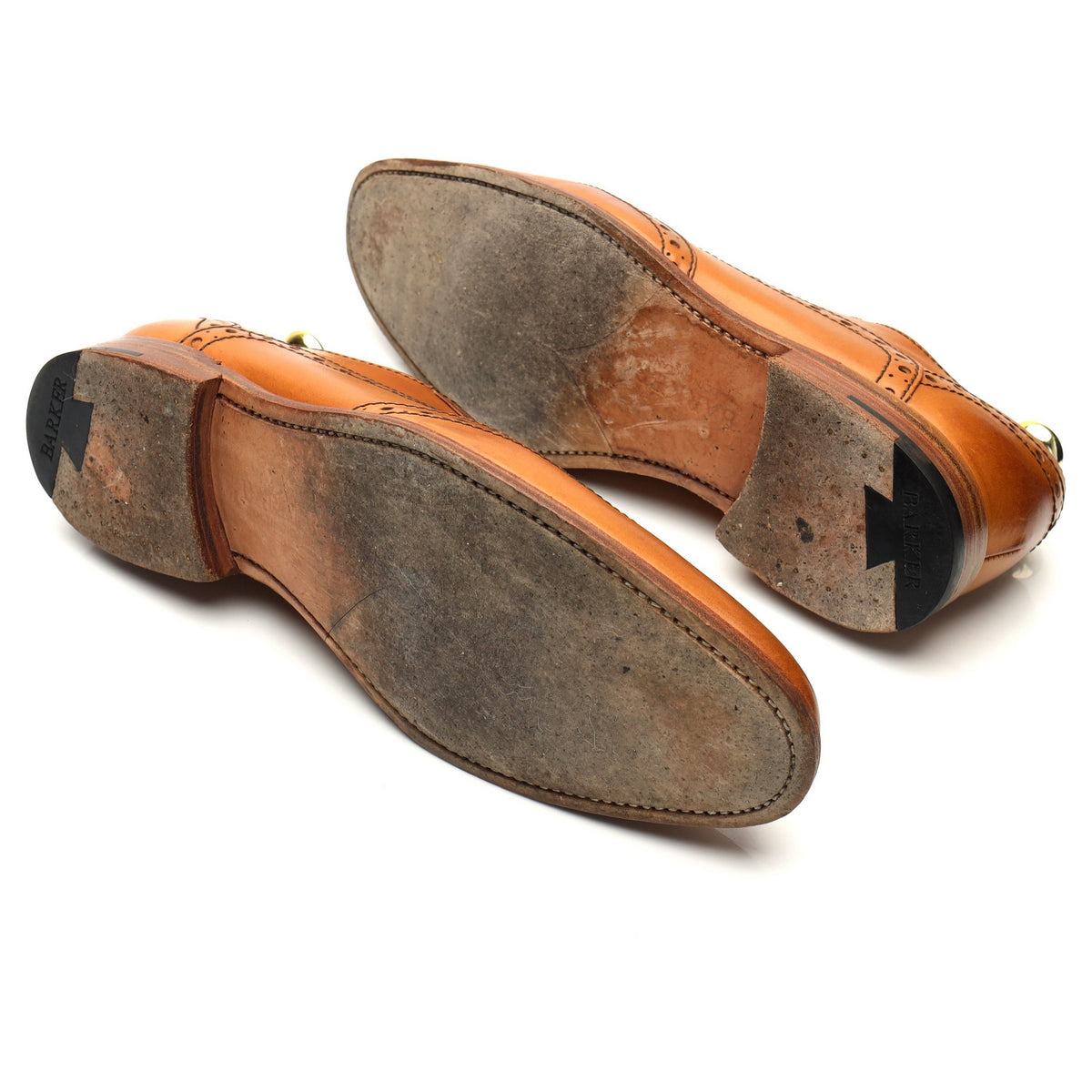 Richelieu en cuir marron clair « Grant », pointure UK 7 F