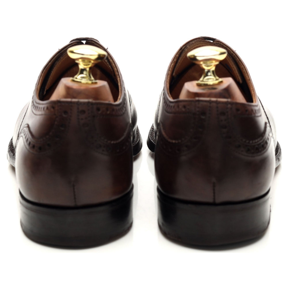 &#39;Islington&#39; Dark Brown Oxford Brogues UK 7 F