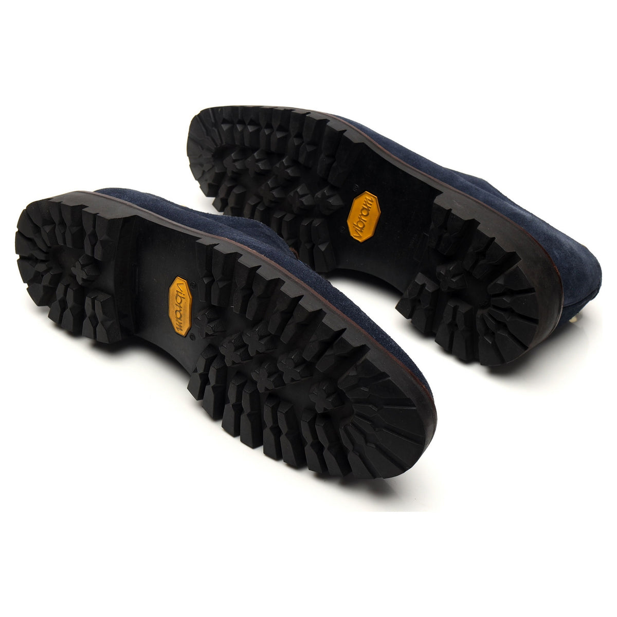 &#39;Gatsby&#39; Navy Blue Suede Derby UK 8 E