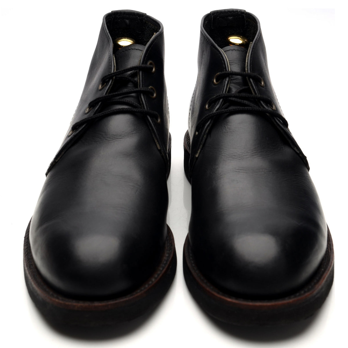 &#39;9216&#39; Black Leather Foreman Chukka Boots UK 8.5 US 9.5 D
