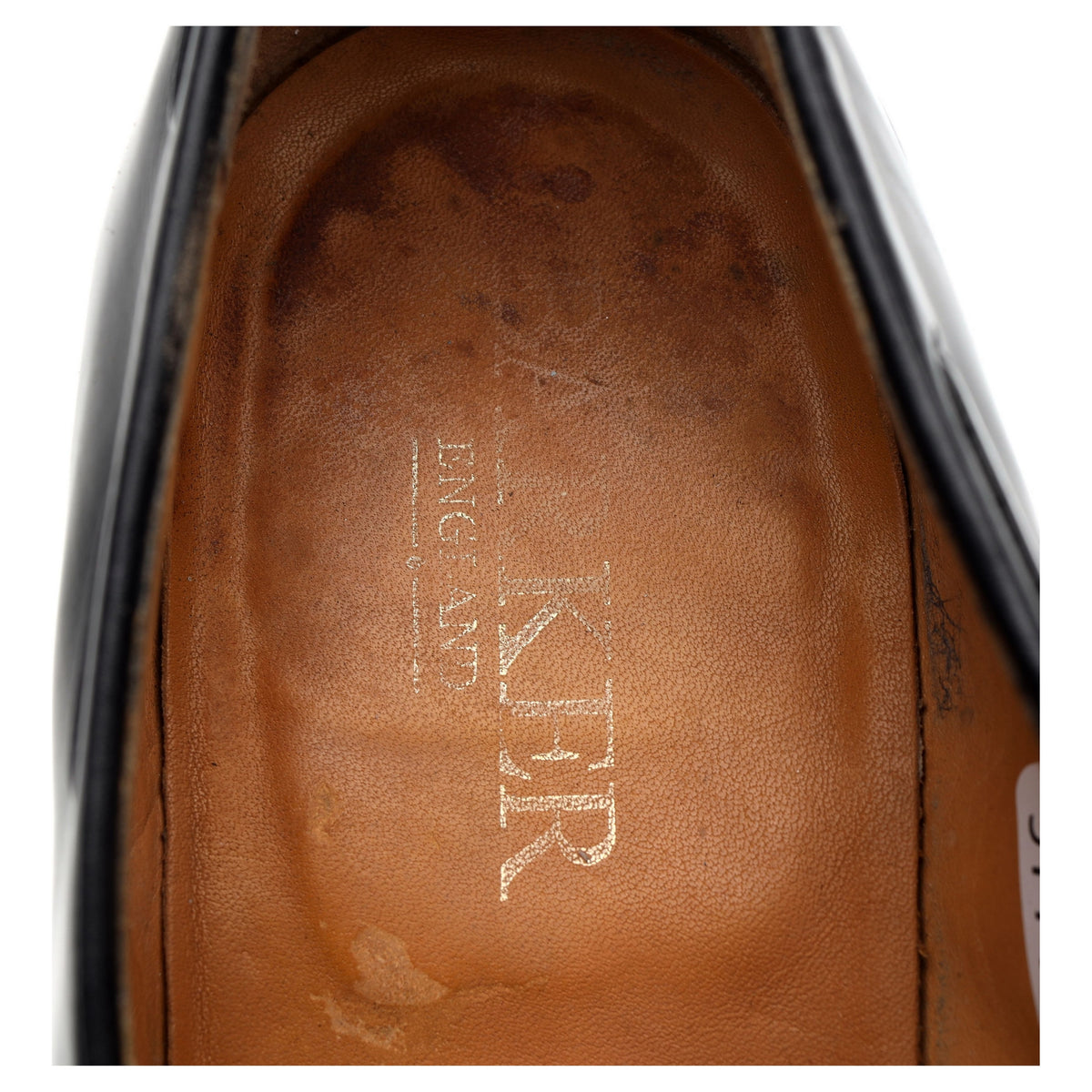 &#39;Clive&#39; Black Leather Tassel Loafers UK 9 F