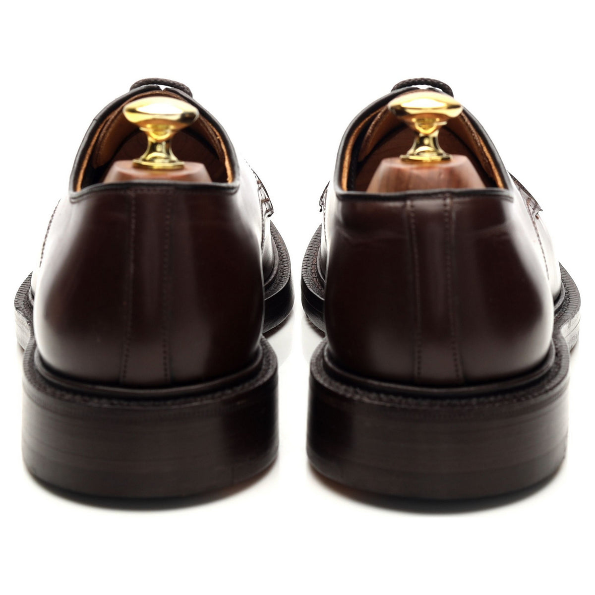 &#39;Anglesey&#39; Brown Leather Derby UK 8.5 F