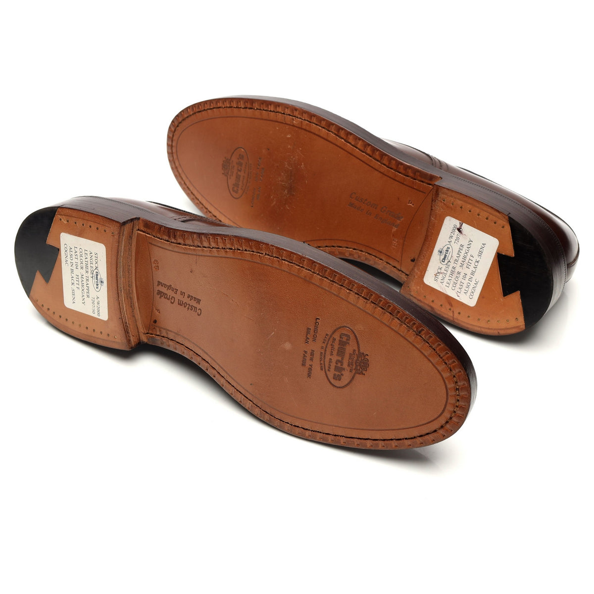 &#39;Anglesey&#39; Brown Leather Derby UK 8.5 F