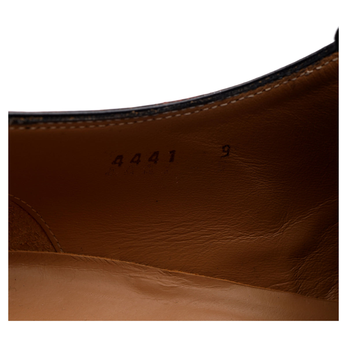 &#39;4441&#39; Red Leather Derby UK 9
