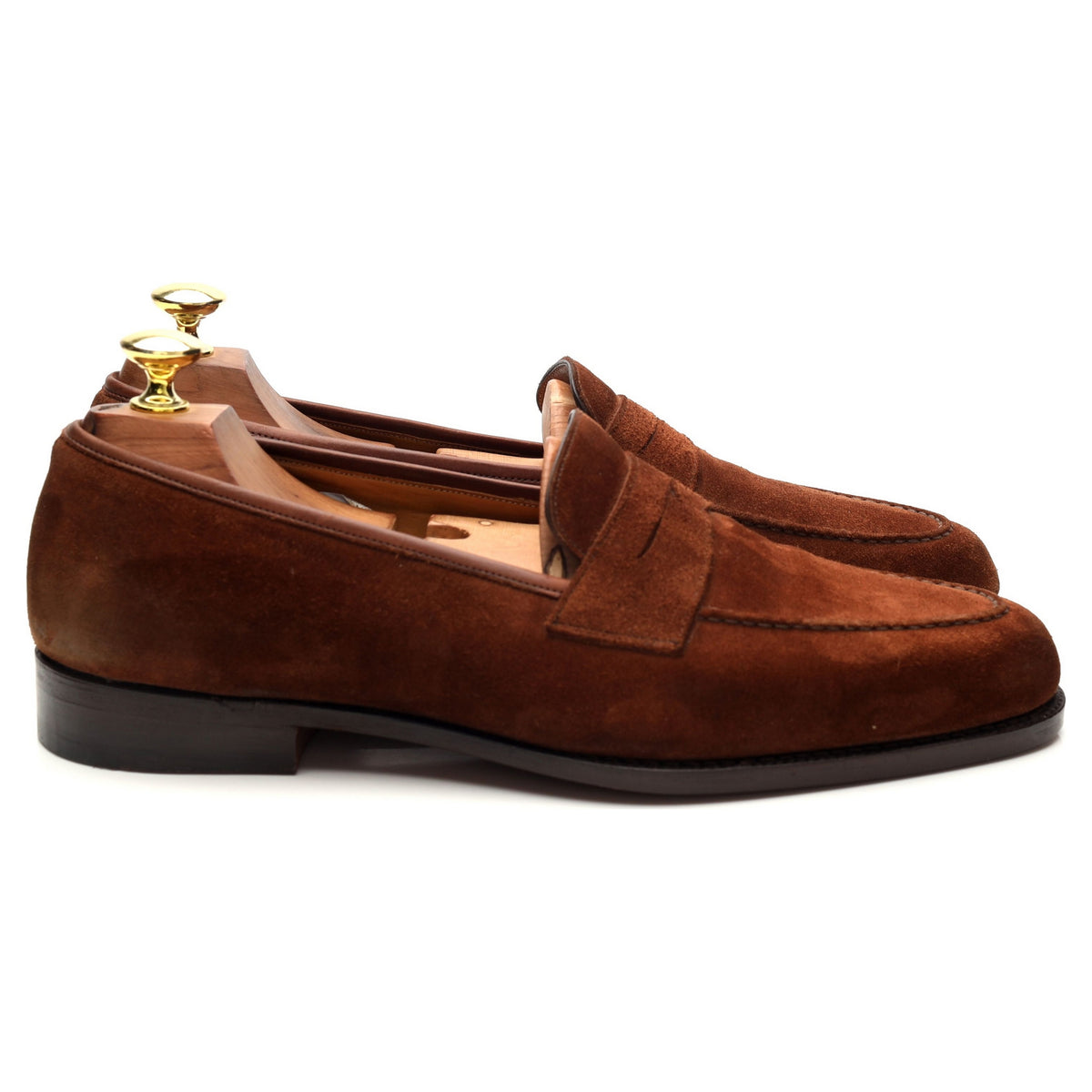 &#39;Chadwick&#39; Snuff Brown Suede Loafers UK 7.5 EX