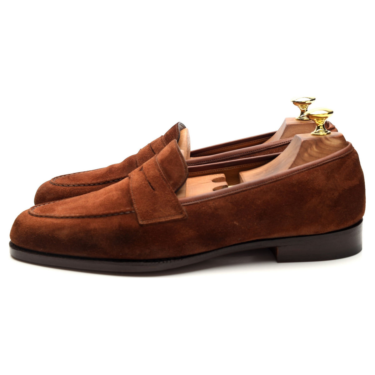 &#39;Chadwick&#39; Snuff Brown Suede Loafers UK 7.5 EX