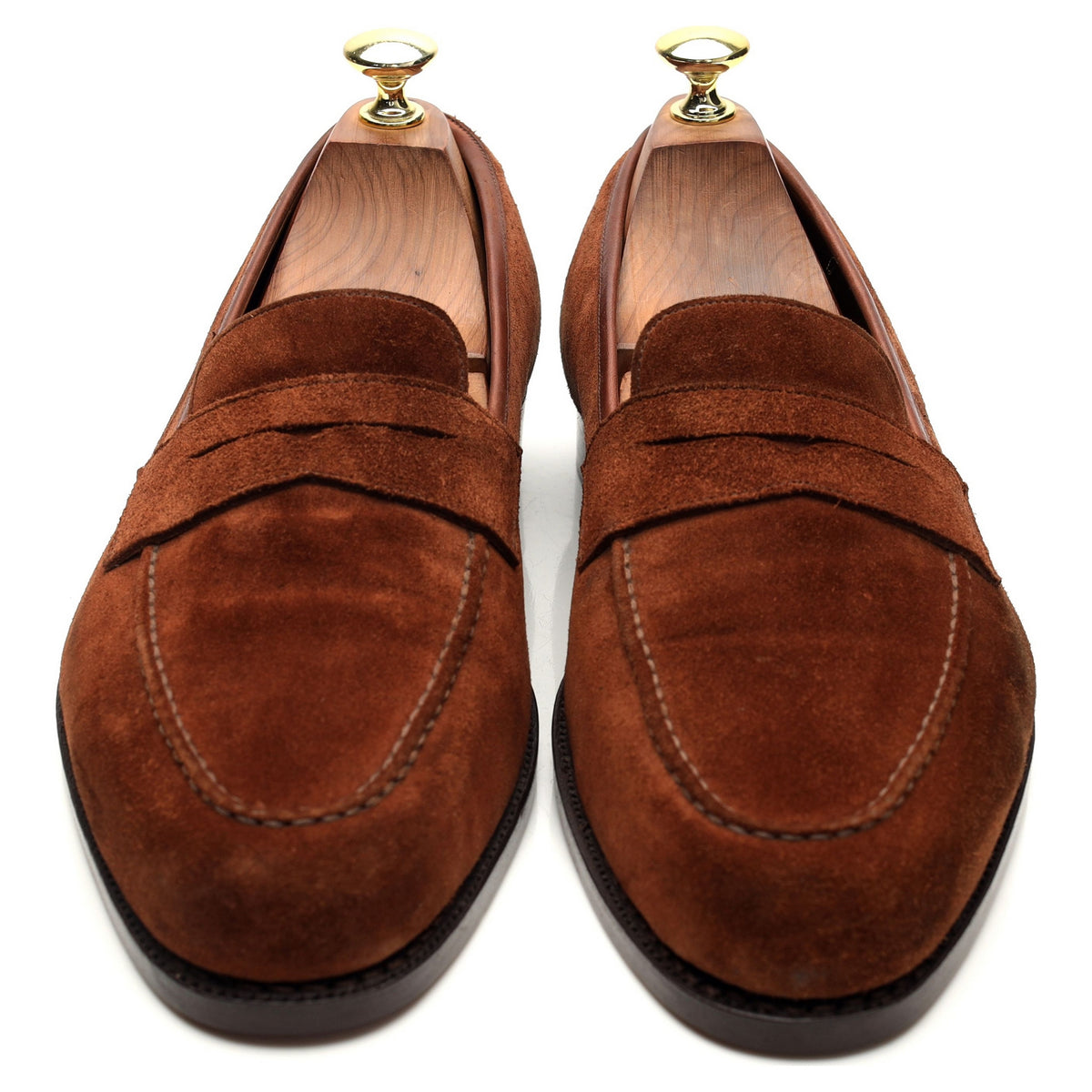 &#39;Chadwick&#39; Snuff Brown Suede Loafers UK 7.5 EX