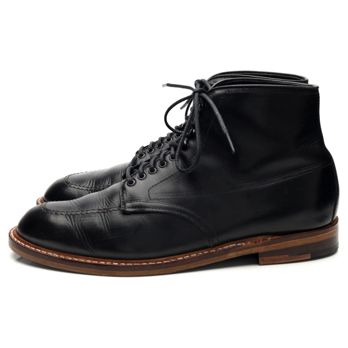 &#39;401&#39; Black Leather Indy Boots UK 9 US 10 D