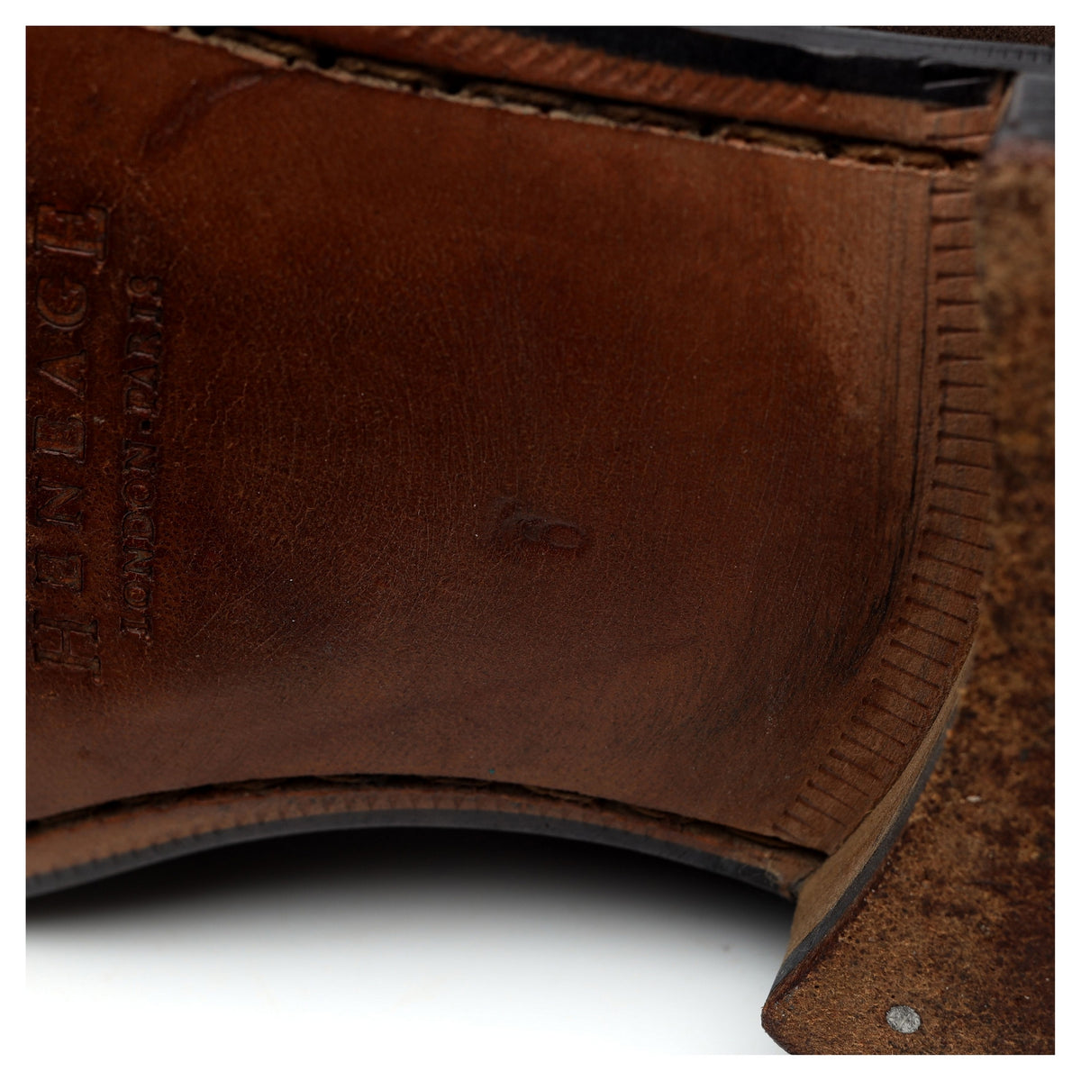 Dark Brown Suede Monk Strap UK 6