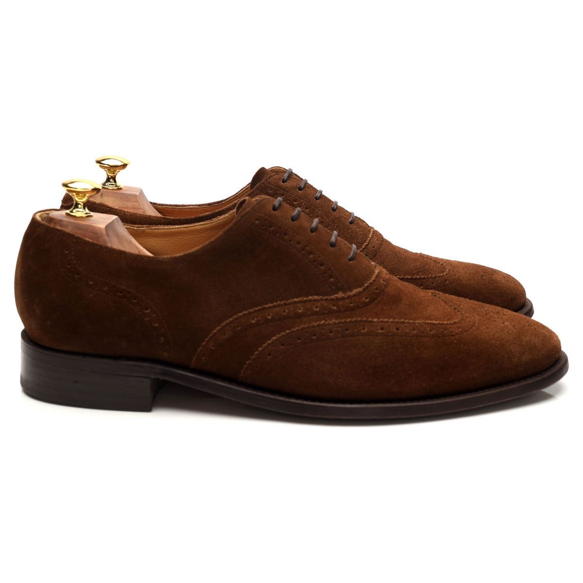 &#39;Albert &#39;Brown Suede Oxford Brogues UK 11 G