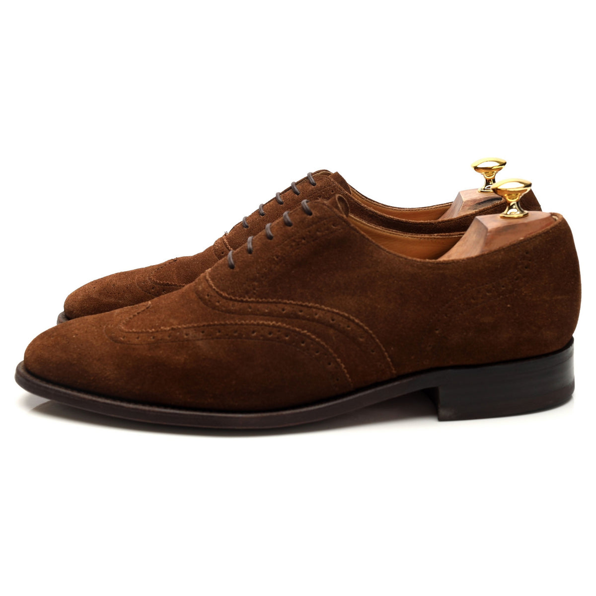 &#39;Albert &#39;Brown Suede Oxford Brogues UK 11 G