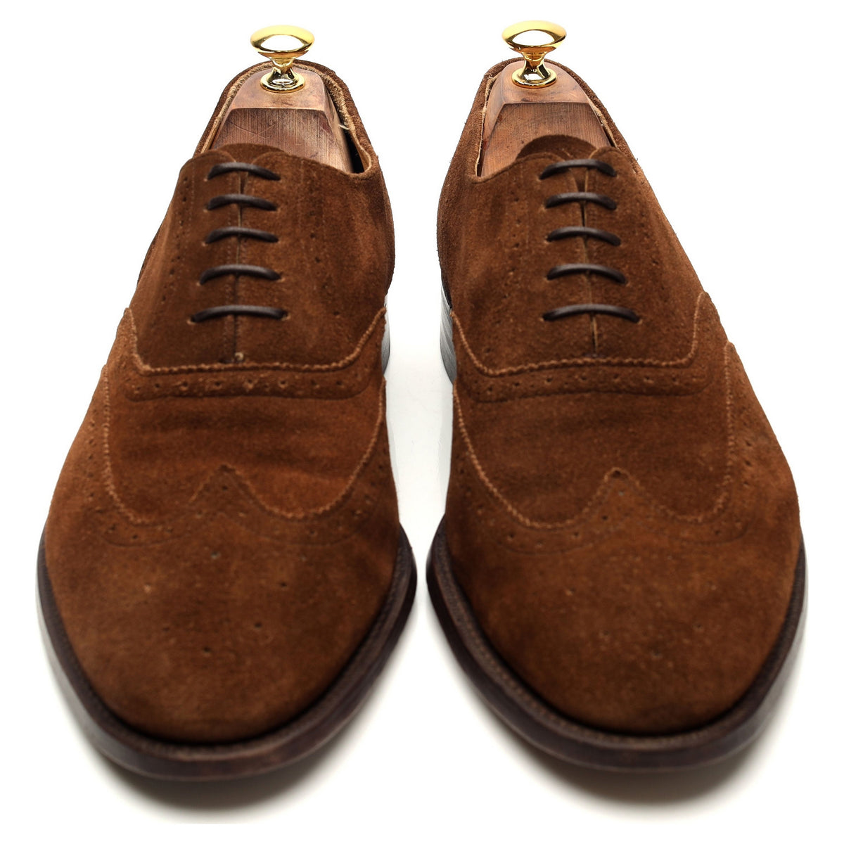 &#39;Albert &#39;Brown Suede Oxford Brogues UK 11 G