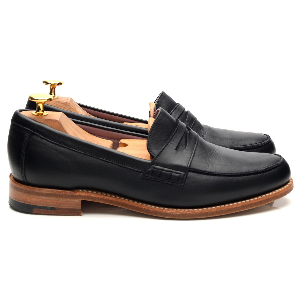 Mocassins en cuir noir « Harriet » pour femme, pointure UK 6,5 D