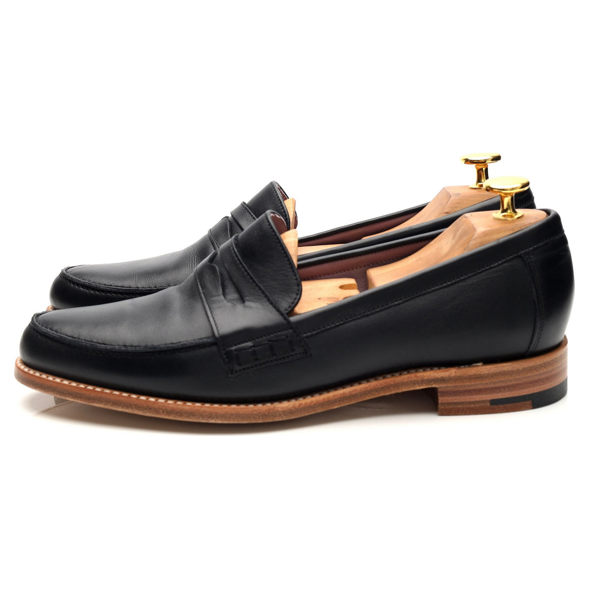 Mocassins en cuir noir « Harriet » pour femme, pointure UK 6,5 D
