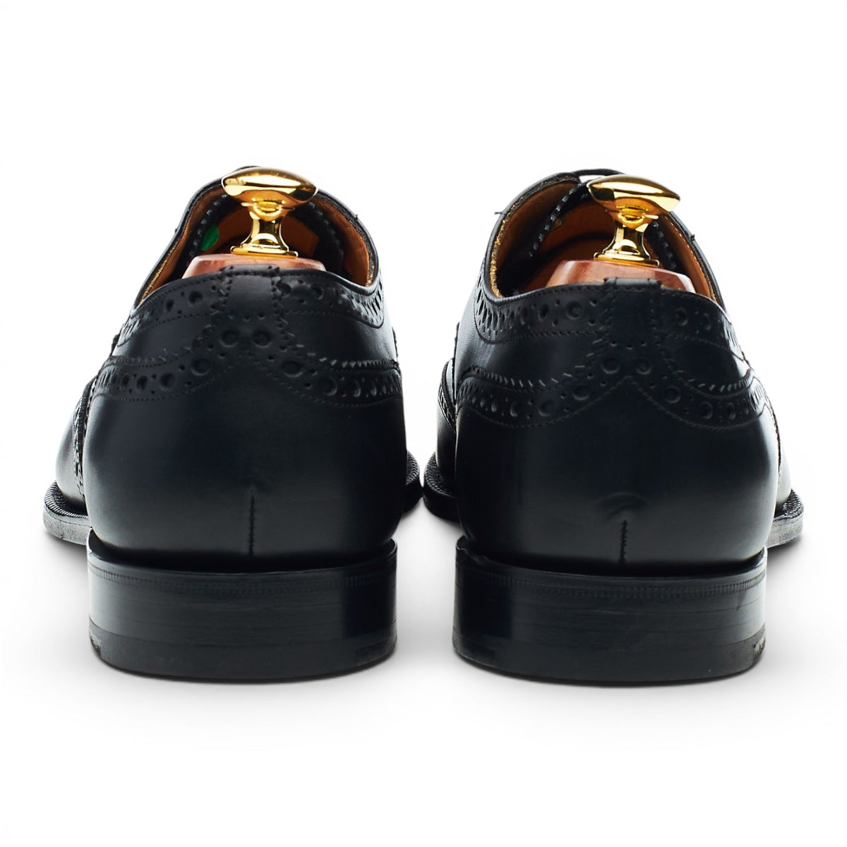 'Brisbane' Black Leather Oxford Brogues UK 10 F
