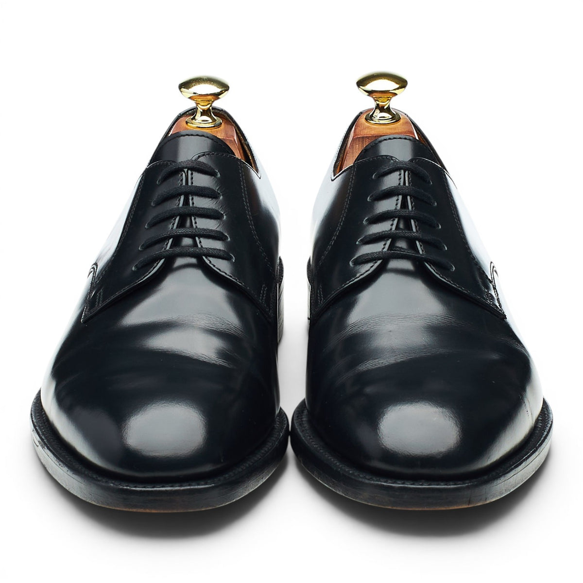 '205B' Black Leather Derby UK 7.5 F