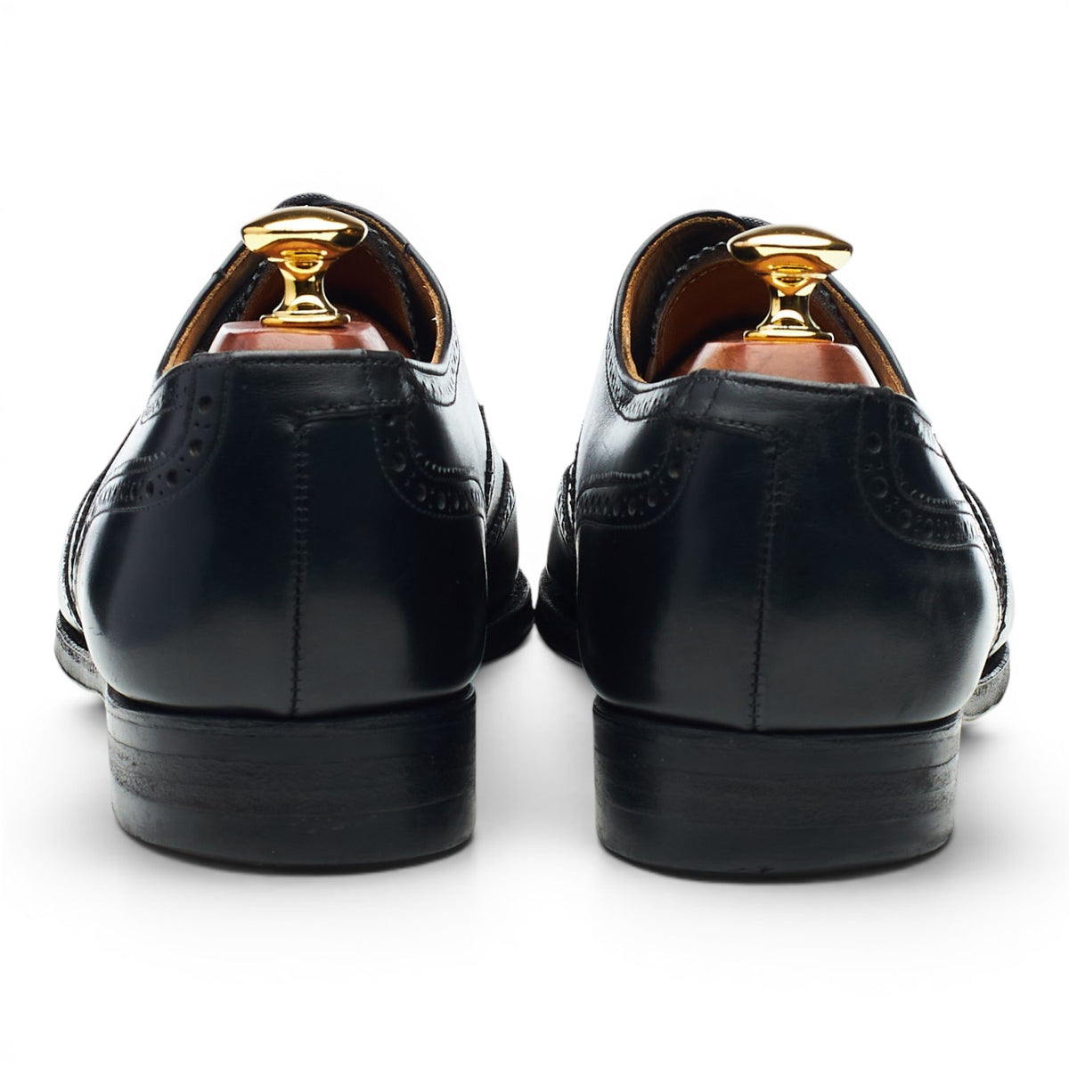 New & Lingwood 'Westgate' Black Leather Oxford Brogues UK 9 E