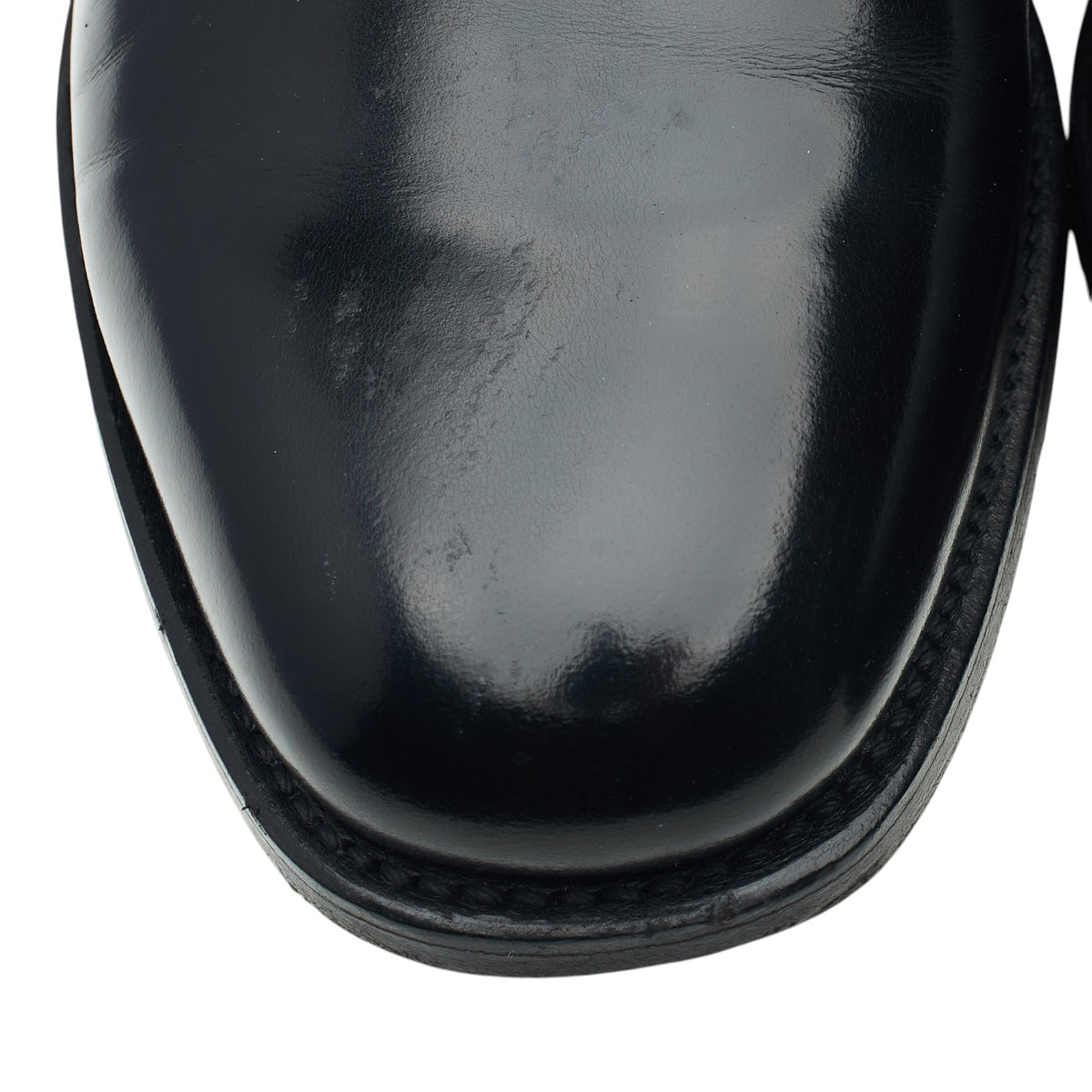 Black Leather Chelsea Boots UK 9 G