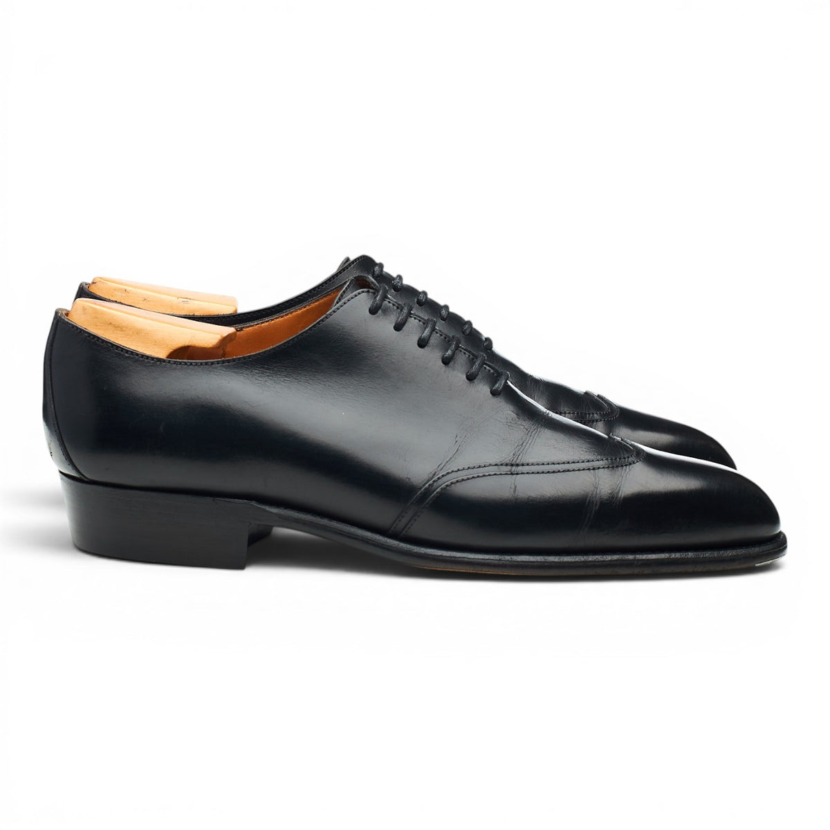 '423' Black Leather Oxford 6 D UK 6.5