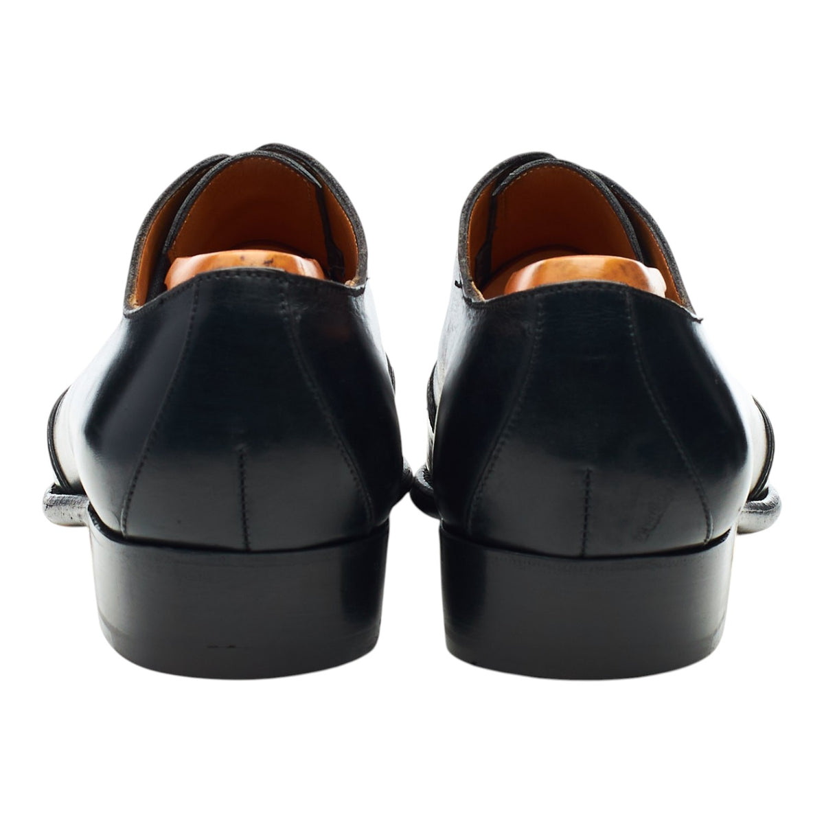 '423' Black Leather Oxford 6 D UK 6.5