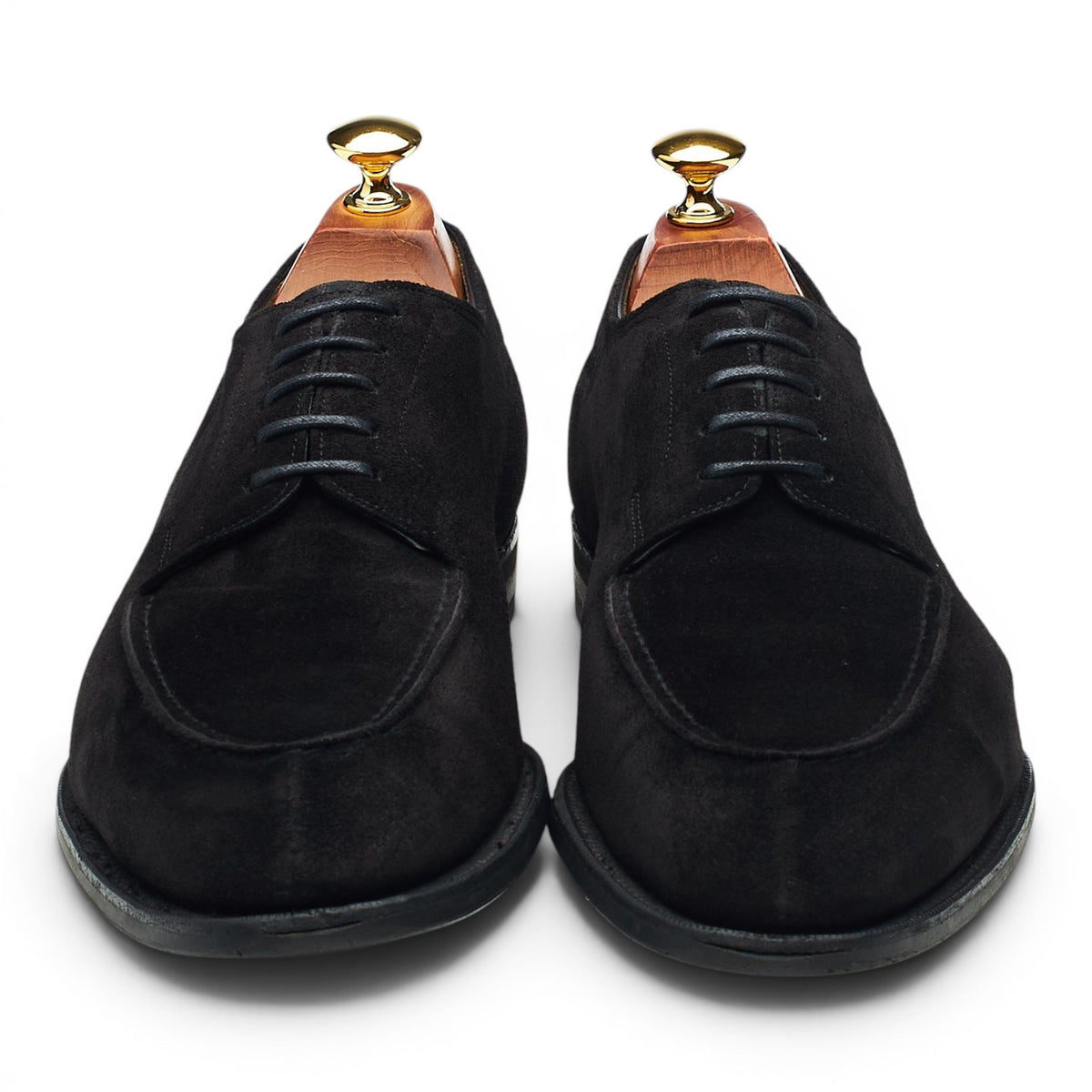 'Dover' Black Suede Split Toe Derby UK 8.5 E