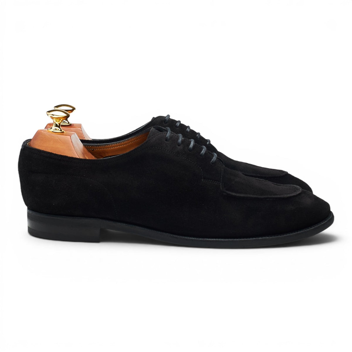 'Dover' Black Suede Split Toe Derby UK 8.5 E