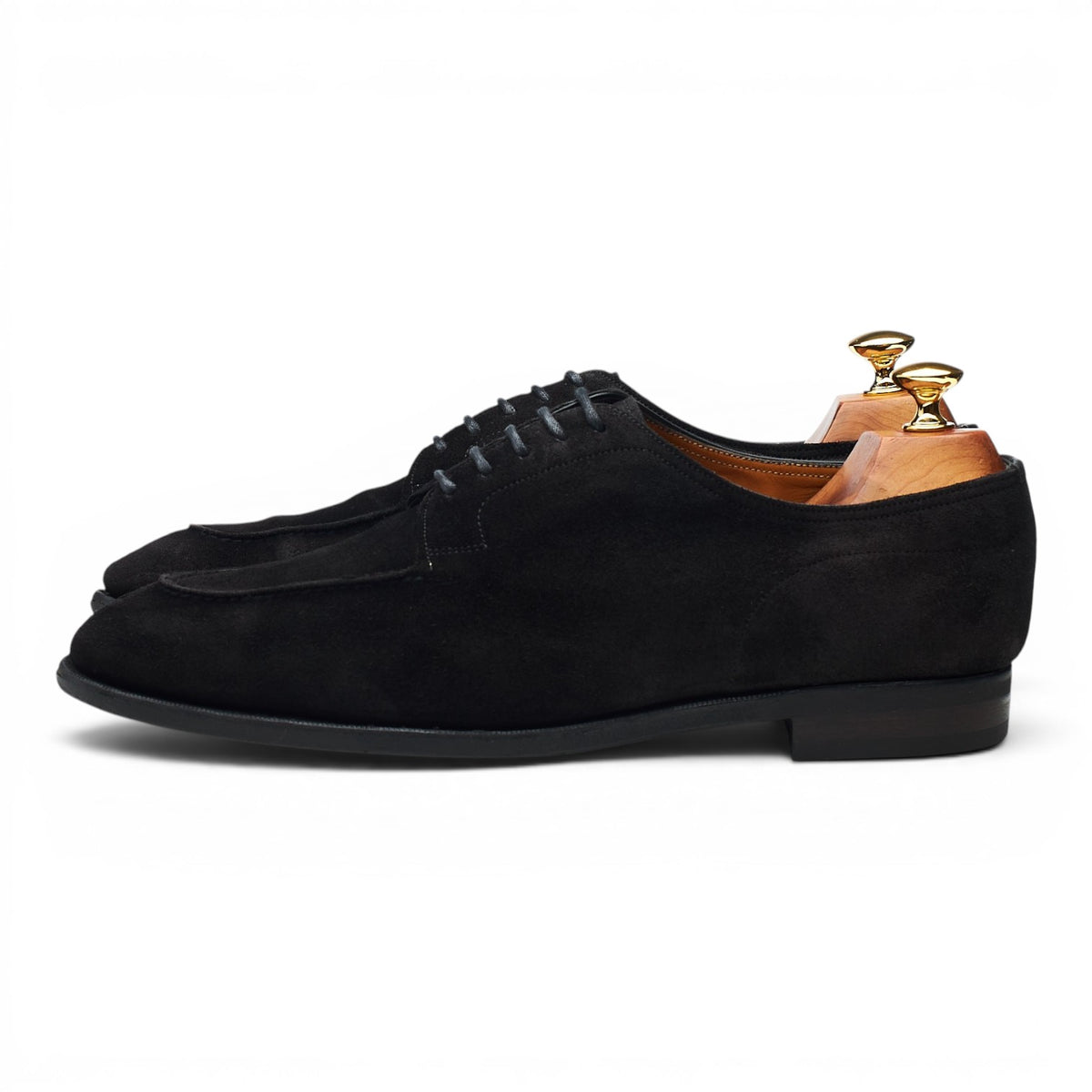 'Dover' Black Suede Split Toe Derby UK 8.5 E