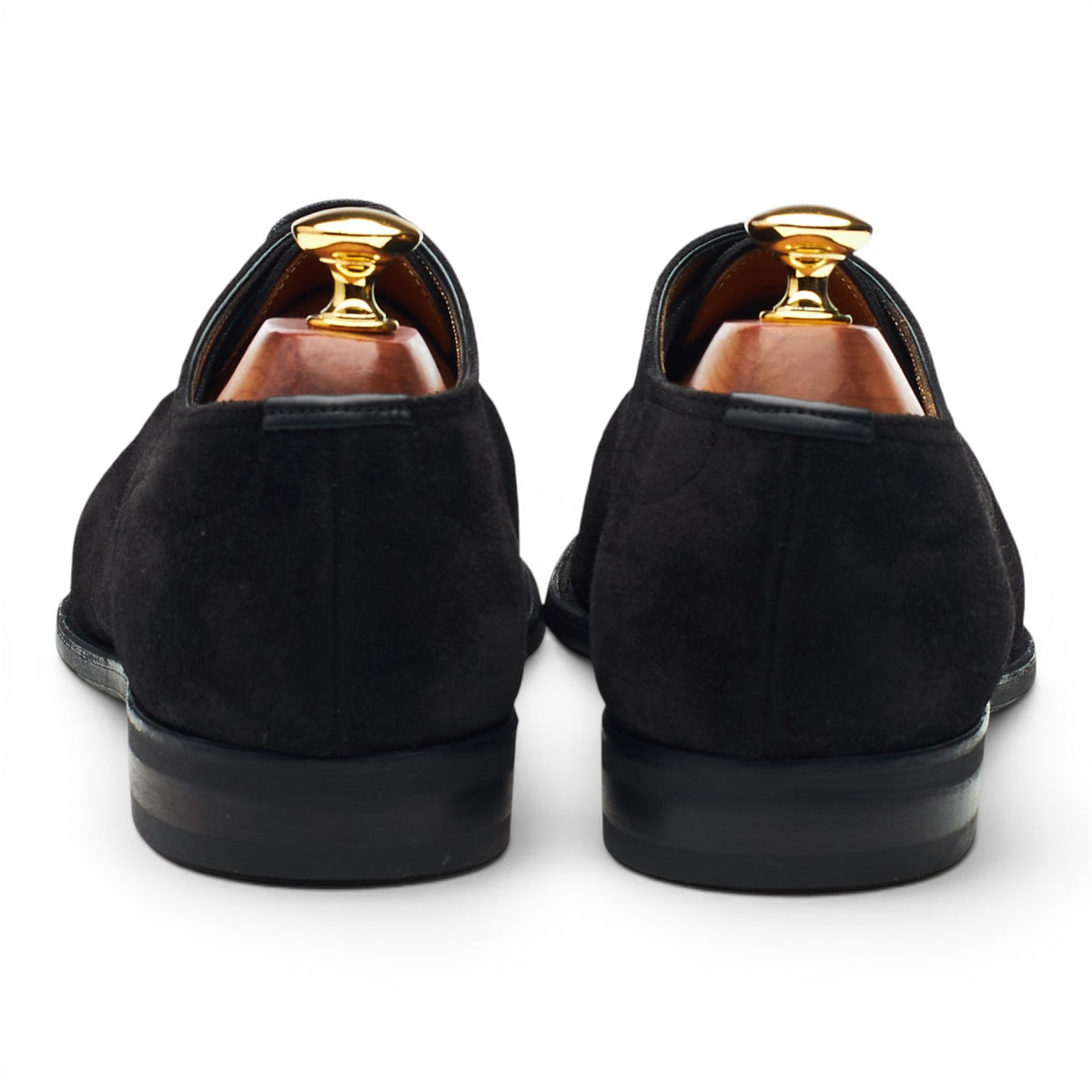 'Dover' Black Suede Split Toe Derby UK 8.5 E