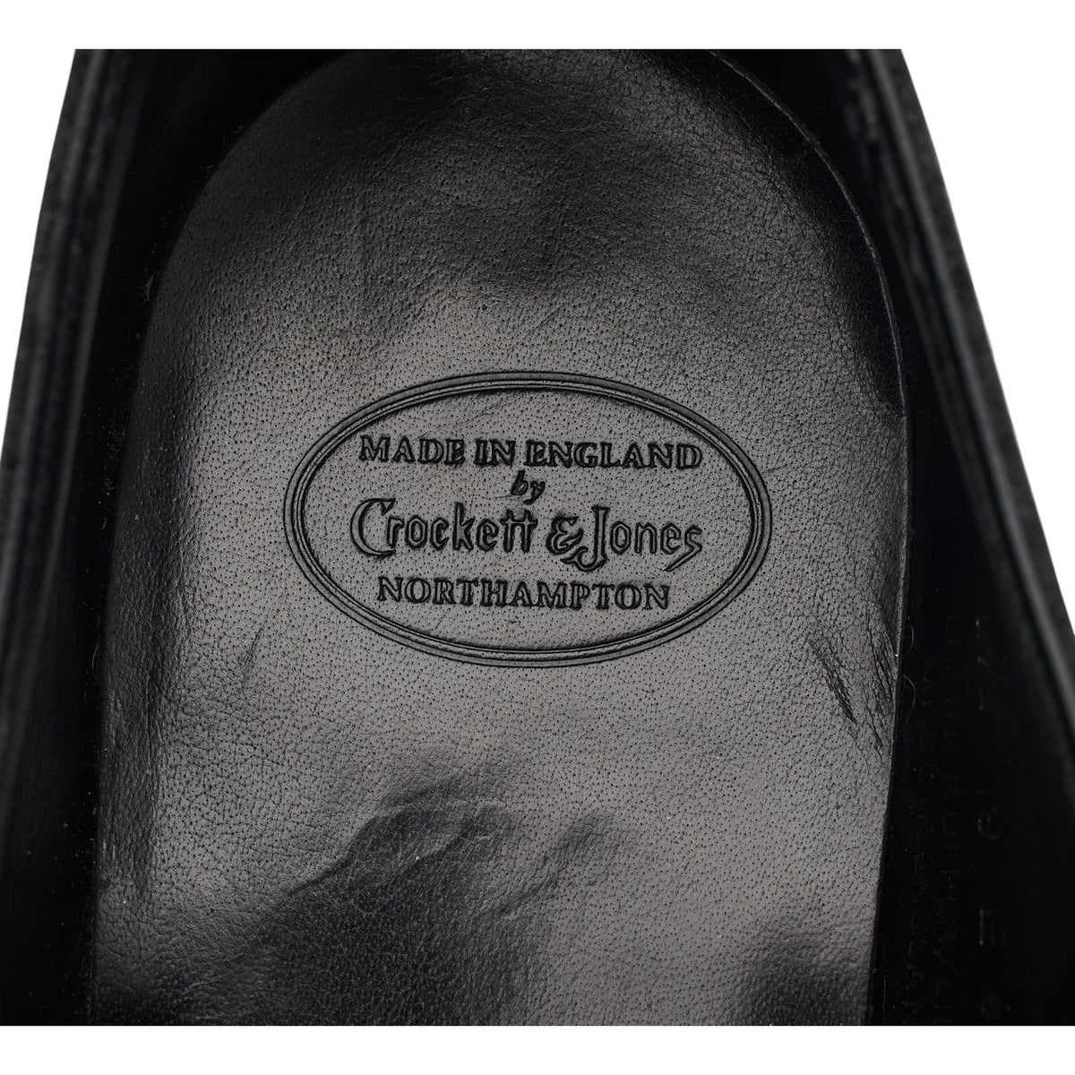'Weymouth 2' Black Leather Wholecut Oxford UK 9 E