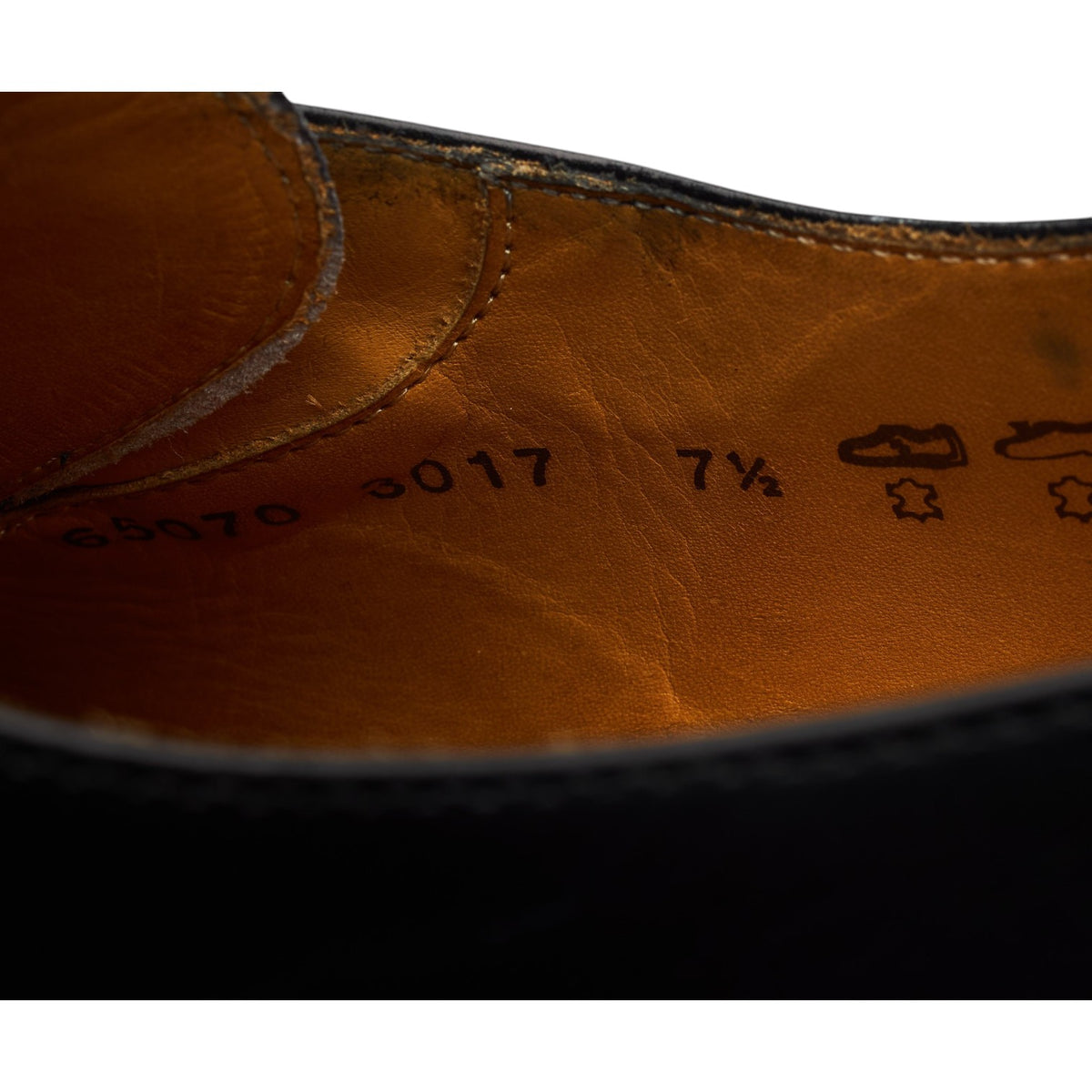 Black Leather Monk Strap UK 7.5
