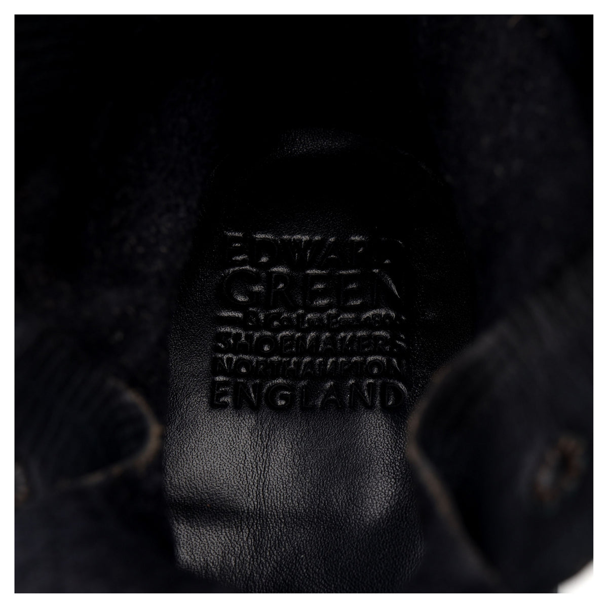 &#39;Galway&#39; Navy Blue Leather Derby Boots UK 7.5 E