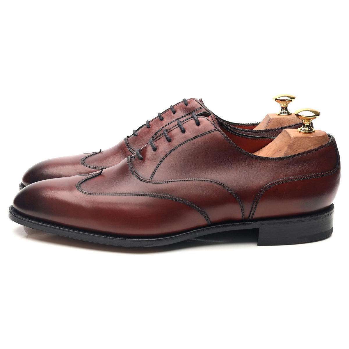 &#39;Beaulieu&#39; Burgundy Leather Oxford UK 9.5 E