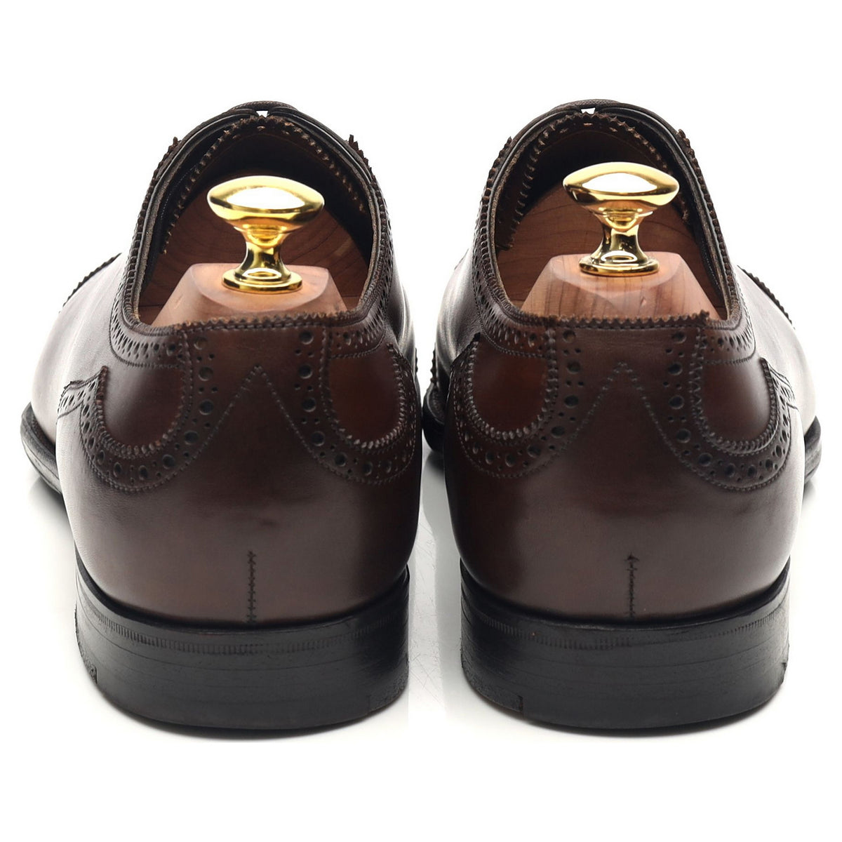 &#39;Southwold&#39; Dark Brown Leather Oxford Brogues UK 8 E