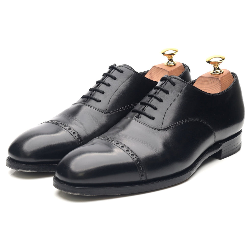 Belgrave' Black Leather Oxford UK 6 E - Abbot's Shoes