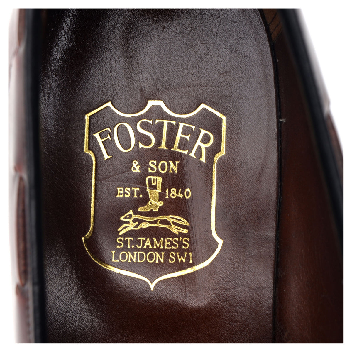 Oxblood Leather Tassel Loafers UK 7 E