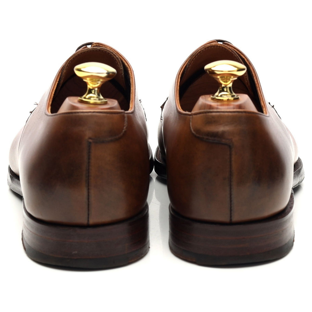 &#39;Liverpool&#39; Brown Leather Derby UK 7.5 F