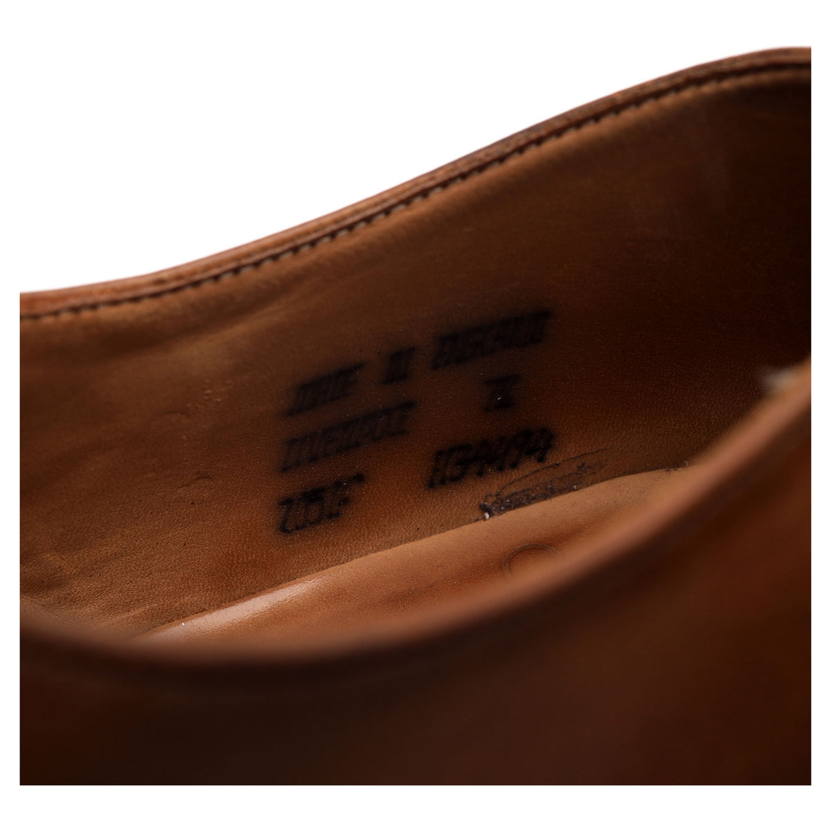 &#39;Liverpool&#39; Brown Leather Derby UK 7.5 F