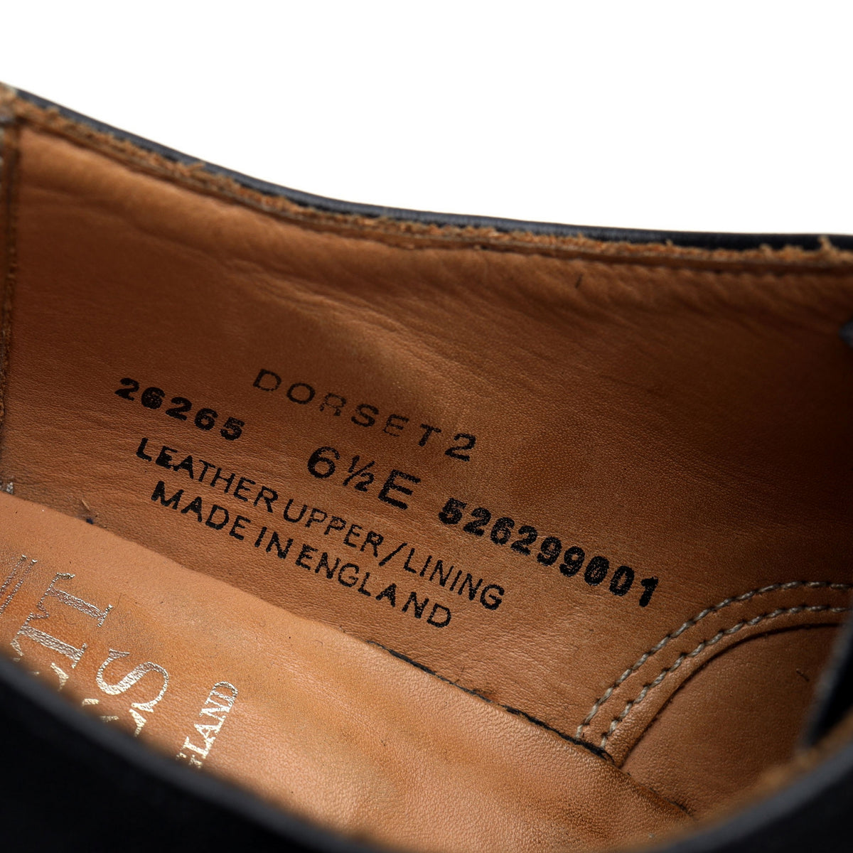 &#39;Dorset 2&#39; Black Leather Oxford UK 6.5 E