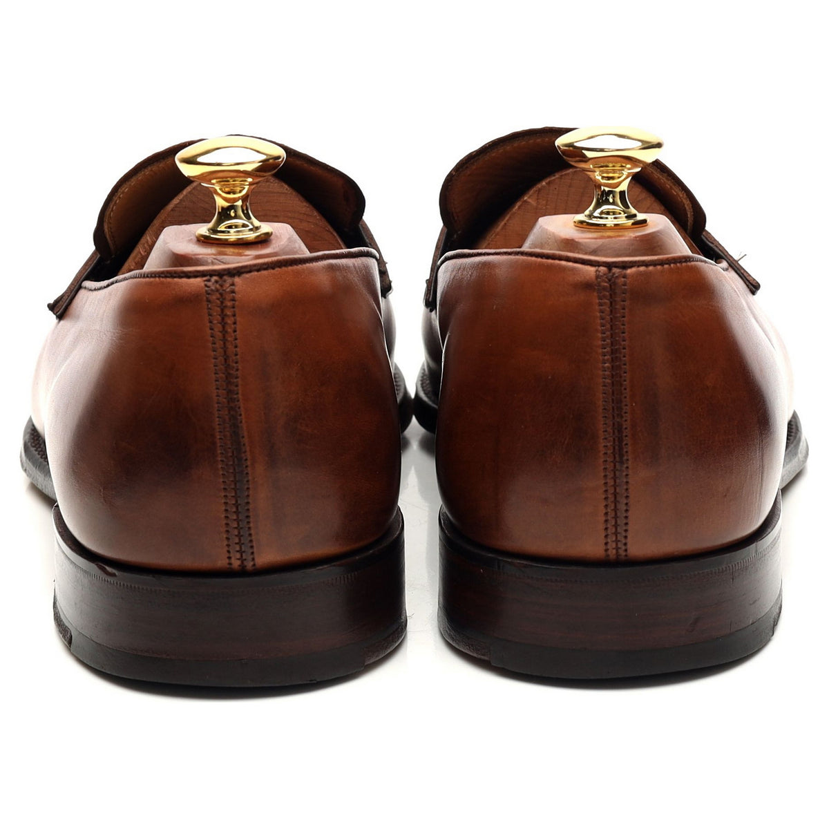 &#39;Soho&#39; Brown Leather Penny Loafers UK 9 E