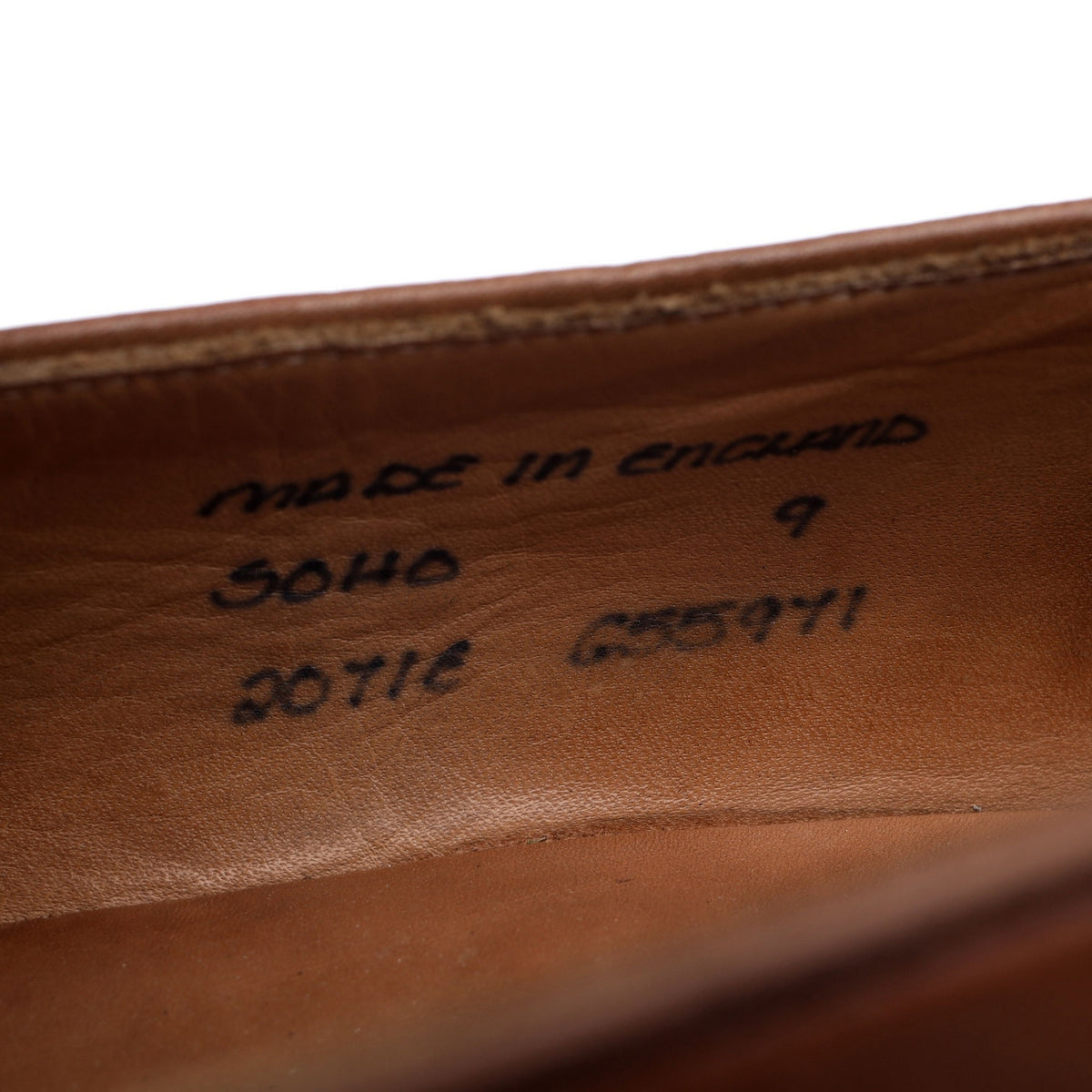 &#39;Soho&#39; Brown Leather Penny Loafers UK 9 E