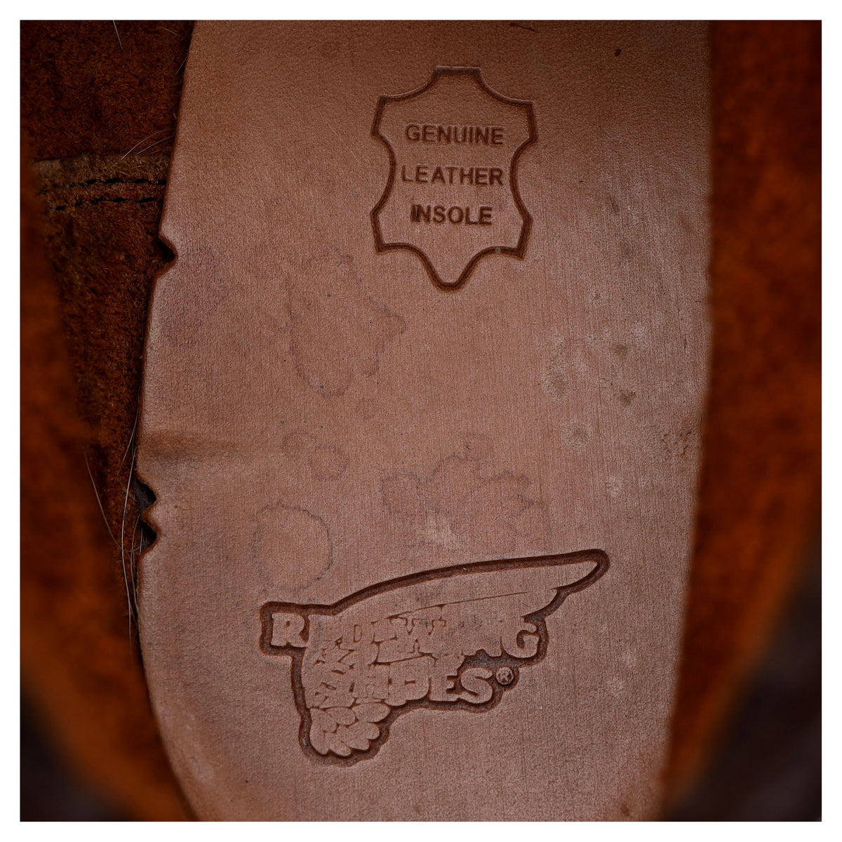 &#39;8886&#39; Brown Leather Moc Toe Boots UK 11 US 12 D