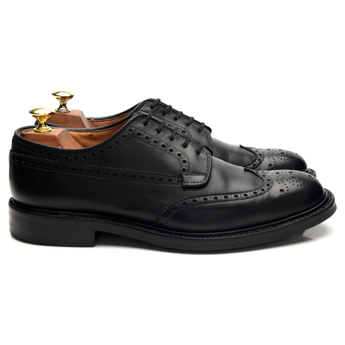 Derbys en cuir noir « Grafton » pointure UK 7,5 F