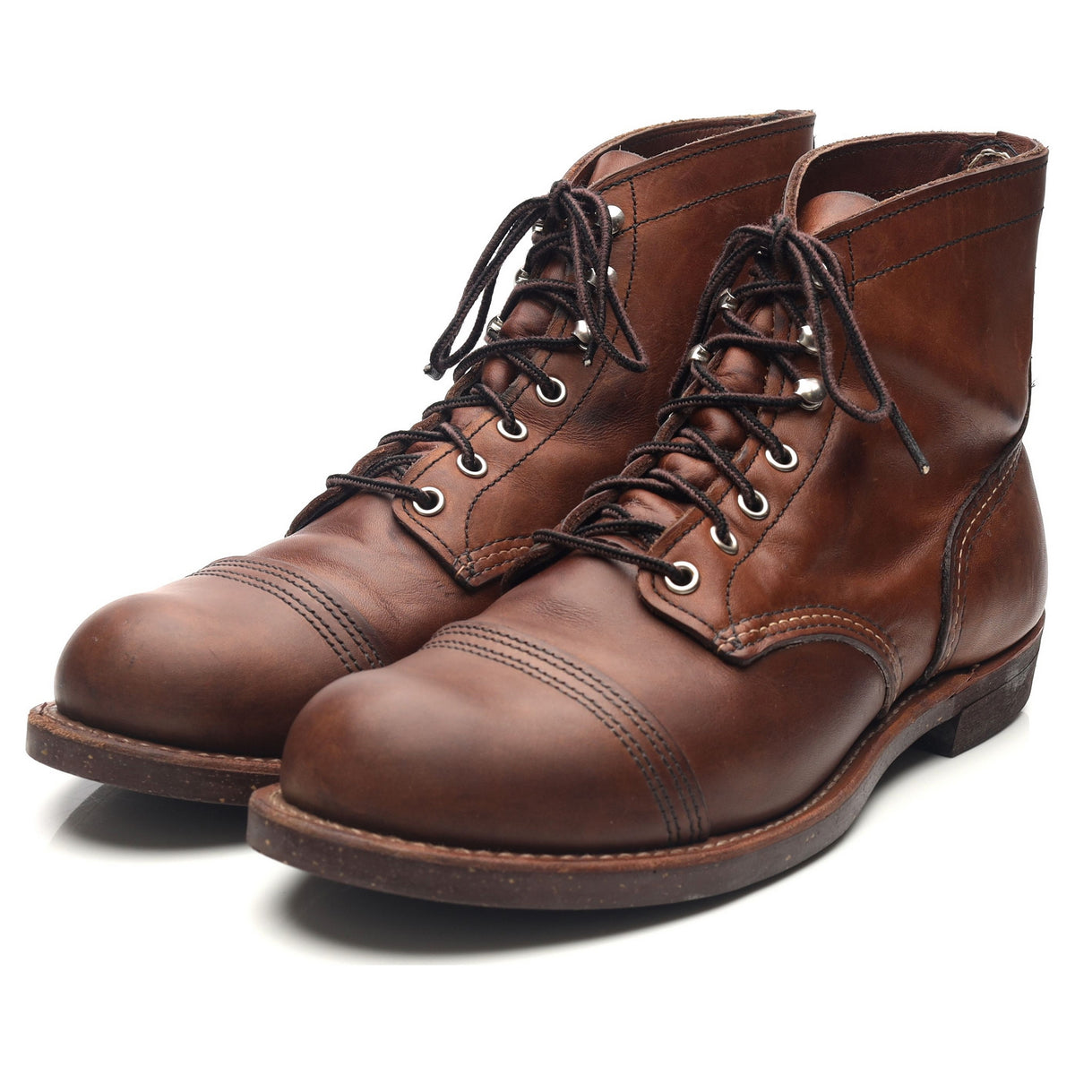 &#39;8111&#39; Brown Leather Iron Ranger Boots UK 9 US 10