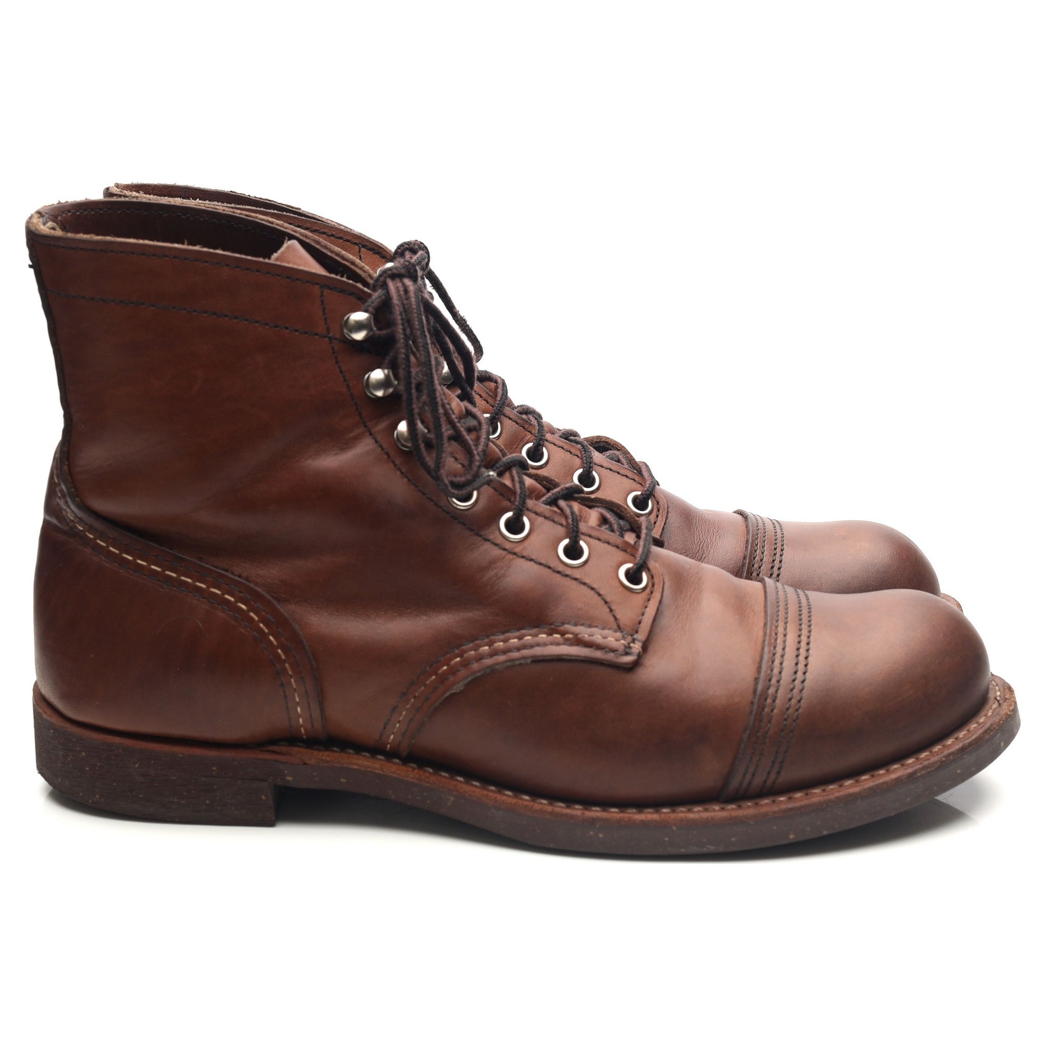 '8111' Brown Leather Iron Ranger Boots UK 9 US 10 - Abbot's Shoes