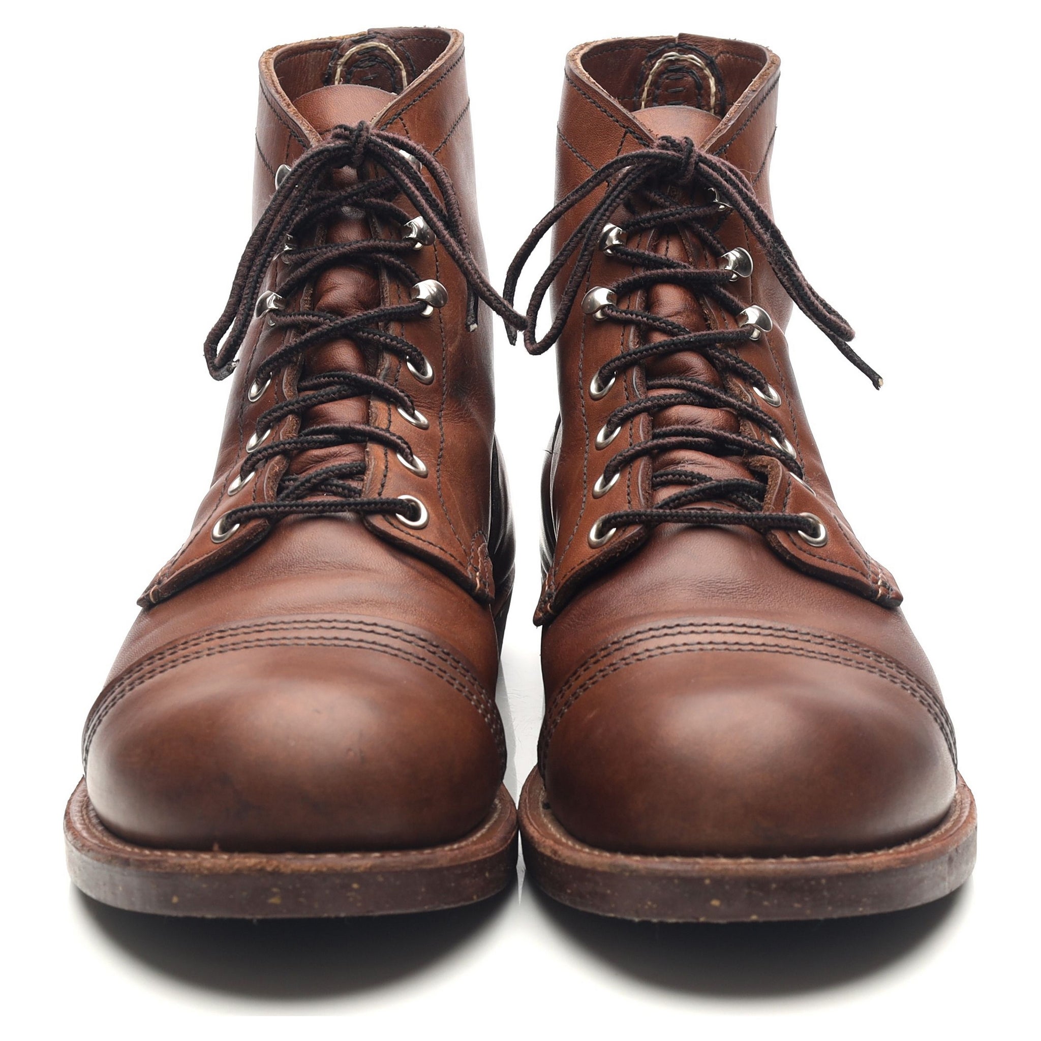 '8111' Brown Leather Iron Ranger Boots UK 9 US 10 - Abbot's Shoes