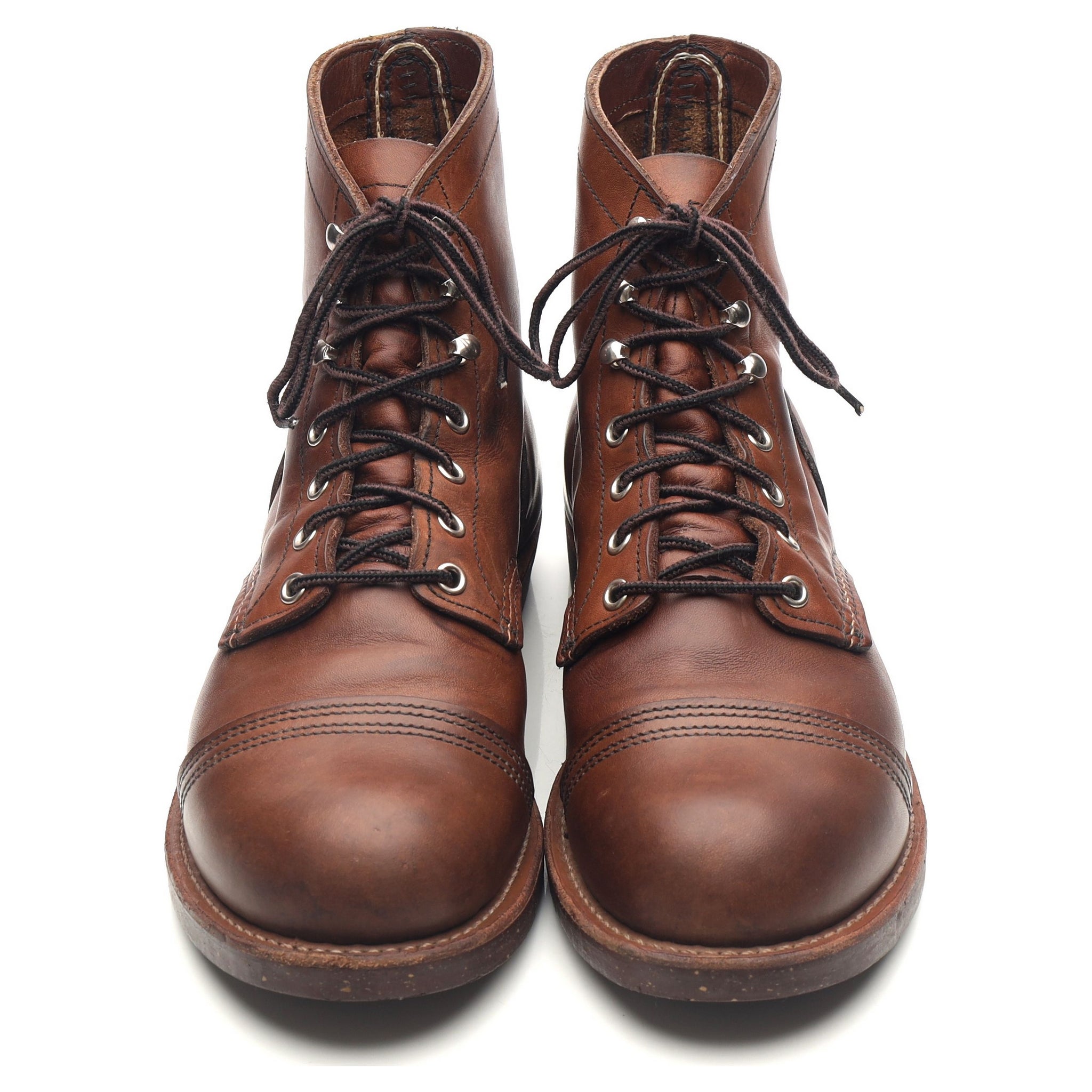 '8111' Brown Leather Iron Ranger Boots UK 9 US 10 - Abbot's Shoes