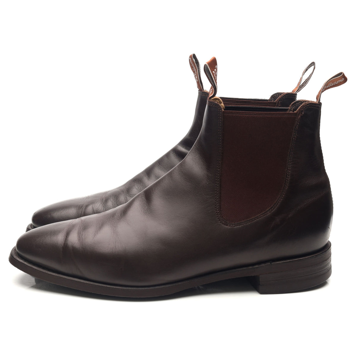 &#39;Comfort Craftsmen&#39; Dark Brown Leather Chelsea Boots UK 11 H