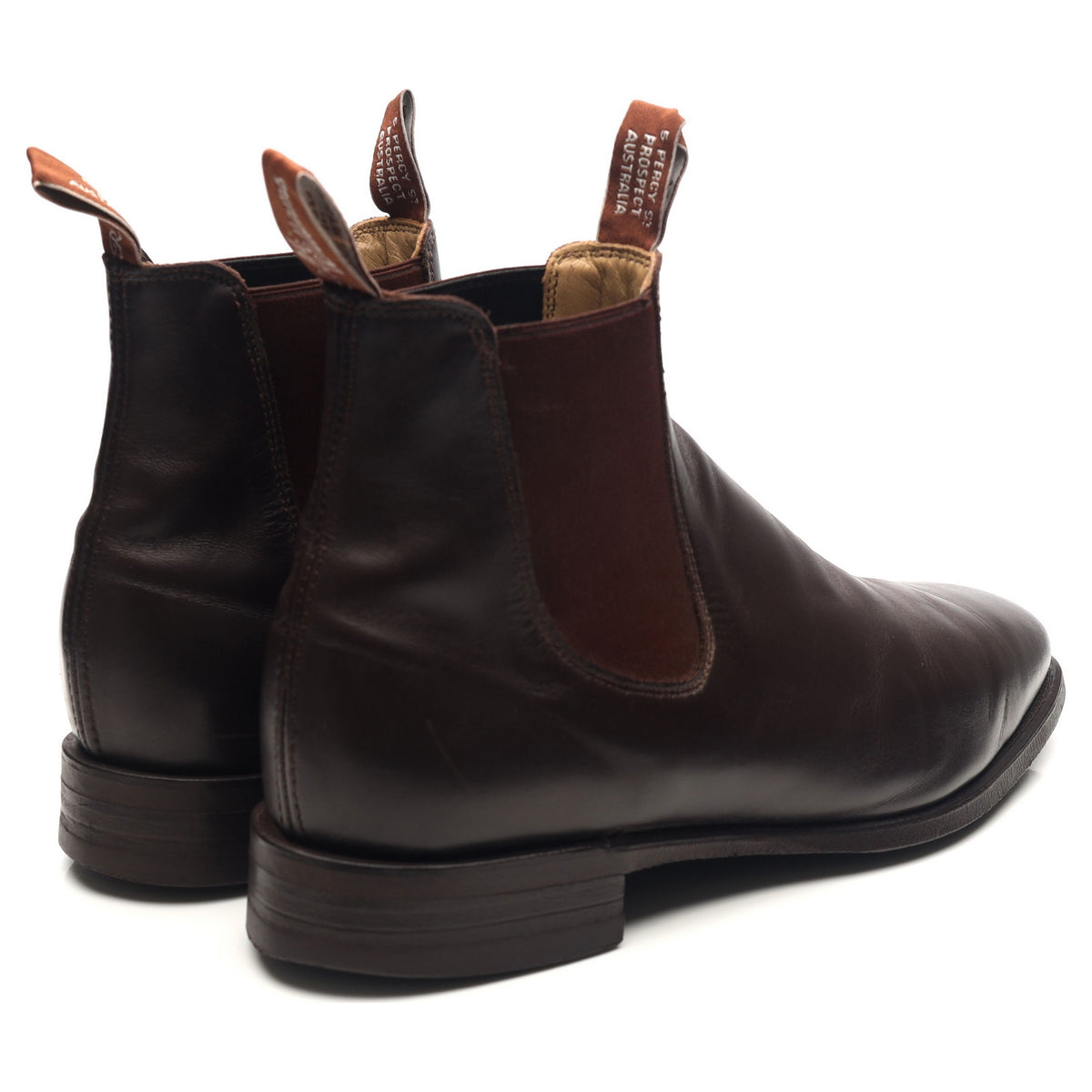 &#39;Comfort Craftsmen&#39; Dark Brown Leather Chelsea Boots UK 11 H