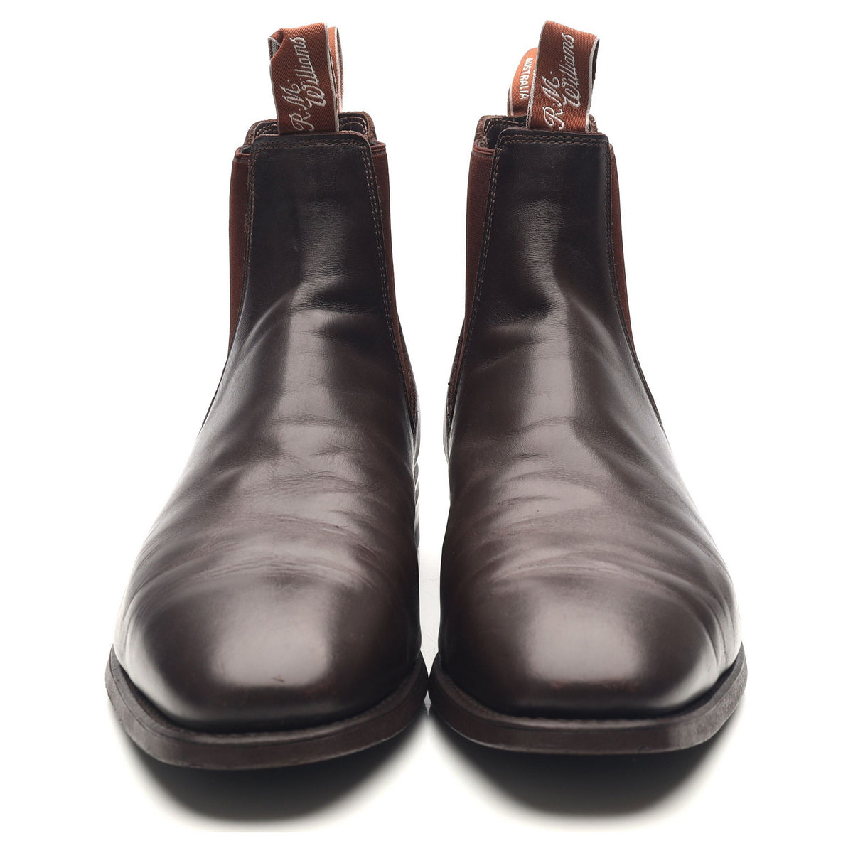 &#39;Comfort Craftsmen&#39; Dark Brown Leather Chelsea Boots UK 11 H